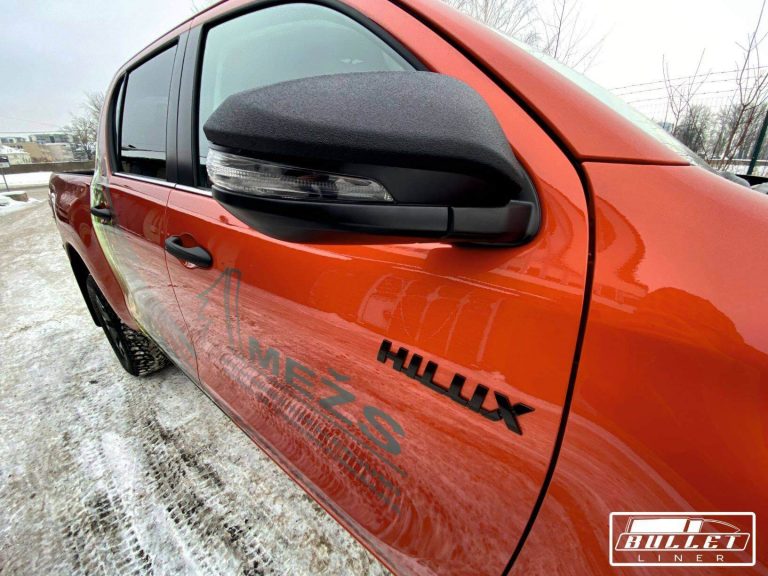 Toyota Hilux Black Edition 2021 spoguļi